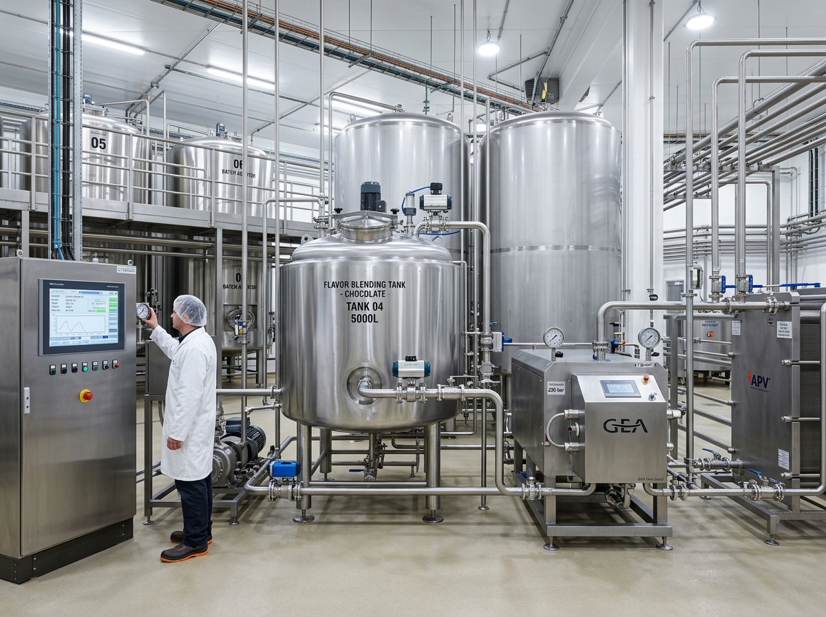 Flavored Milk Plant Processing Equipment