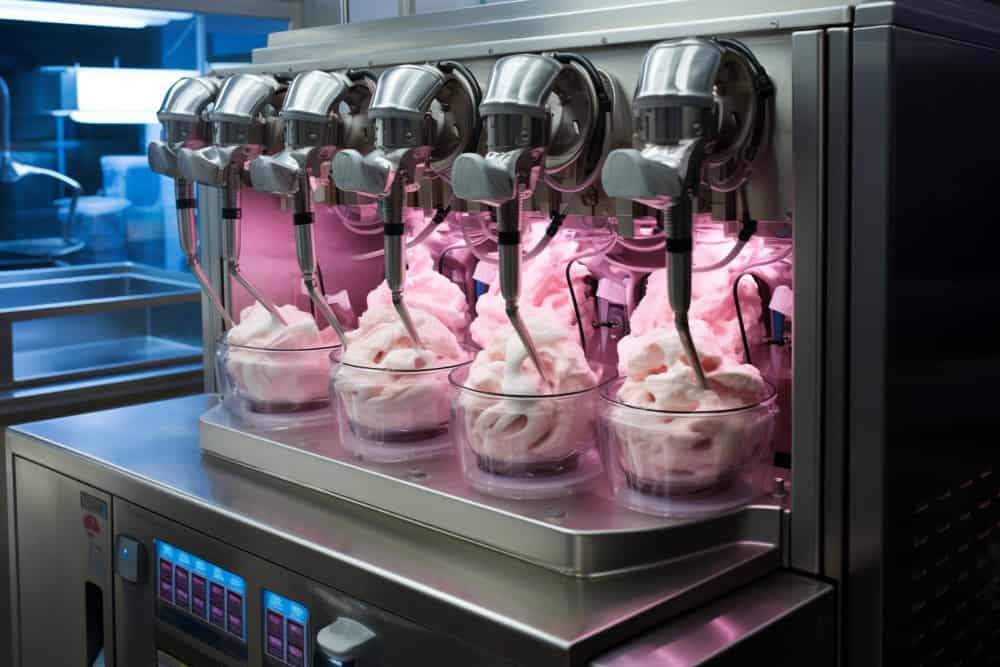Automated Multi-Dispenser Ice Cream Machine Equipment by NK Dairy