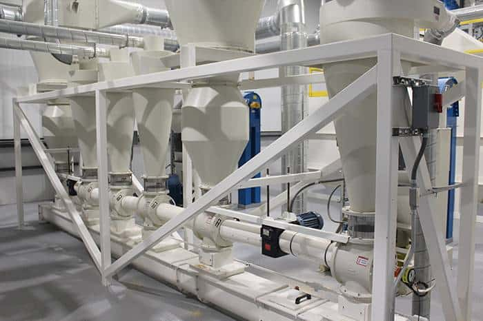 Heavy Duty Airlock Hopper & Extraction Line