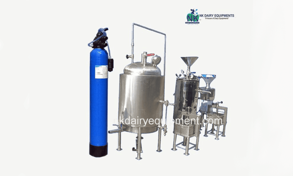 Complete Turnkey Soya Milk Plant with Water Softener, Boiler, and Paneer Press